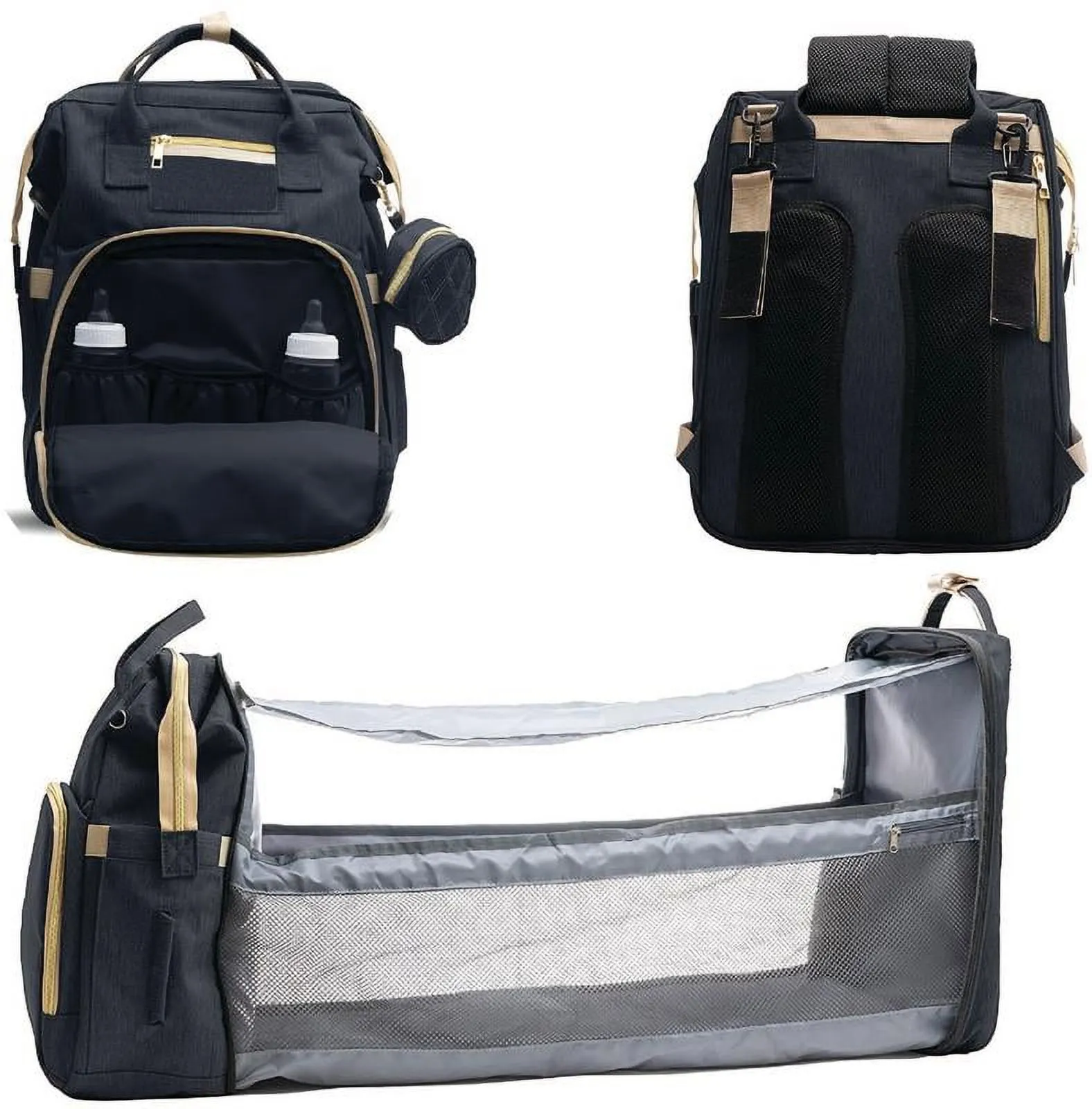 Changing Backpack with Fold-Out Station and Changing Pad (2-Pack)